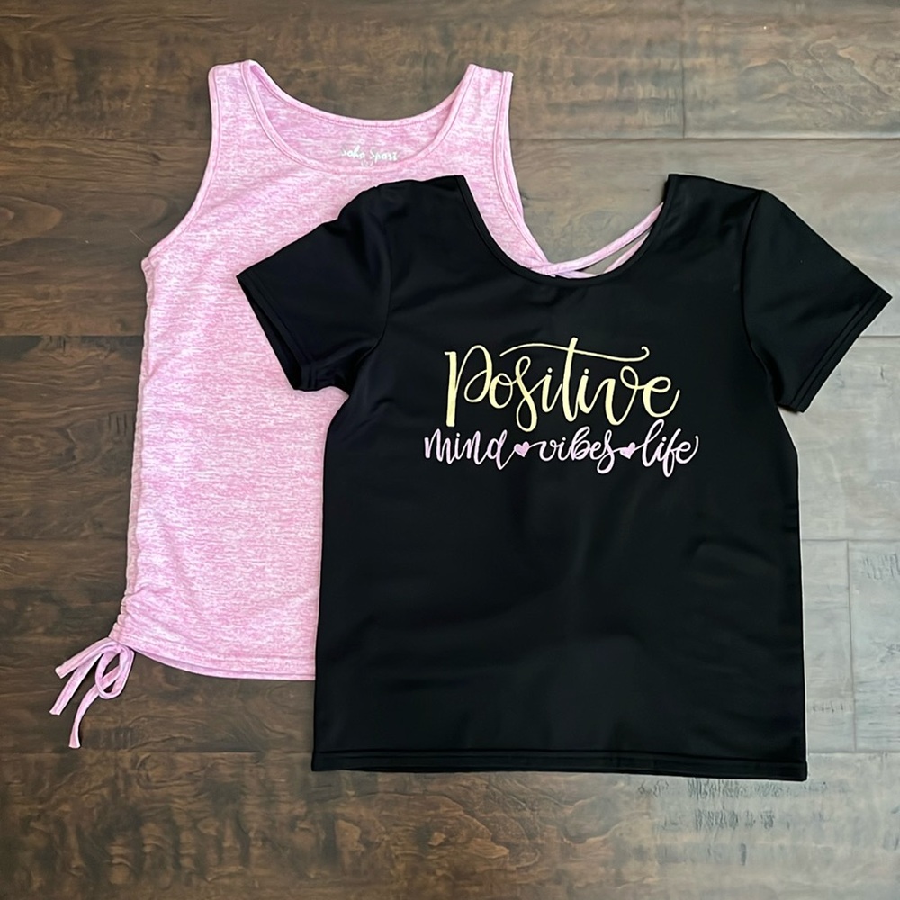 Bundle of two Soho girls sports tops